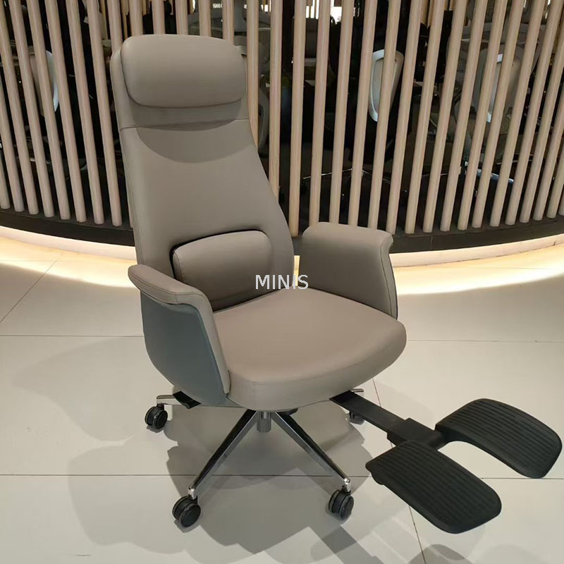 كرسي المكتب الجيد للمدير التنفيذي المريح من جلد Geuine