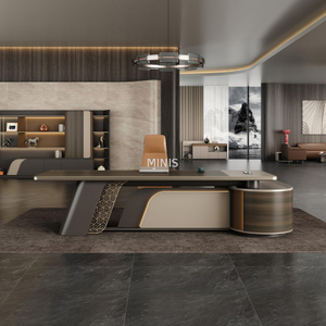 مكتب مدير تصميم العمل الجميل والفريد من نوعه الصيني الجديد