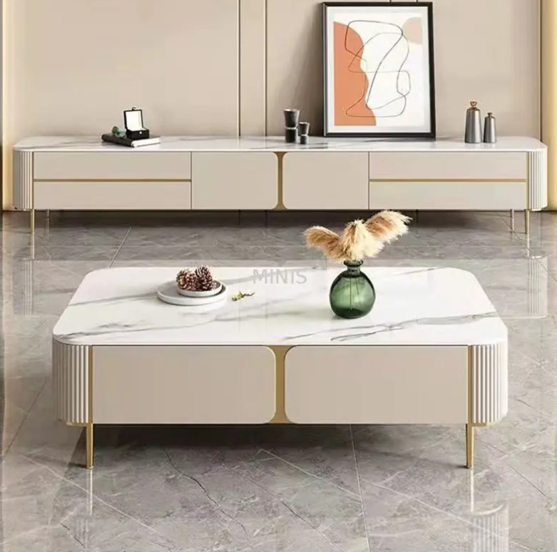 غرفة المعيشة/ردهة حديثة خزانة تلفزيون/طاولة قهوة/طاولة قهوة 